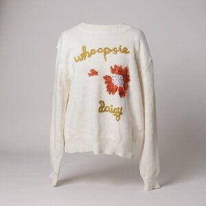 LINGUA FRANCA Whoospie Daisy Sweater Women's 2XL